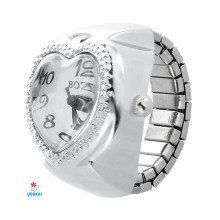 Laikrodis žiedas Širdelė Bozhi; kvarcinis