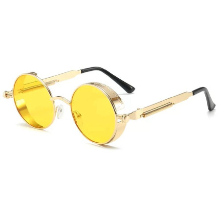 Akiniai nuo saulės Punk Gold Yellow Akiniai nuo saulės Punk Gold Yellow