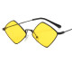 Akiniai nuo saulės Rhombus Black Yellow