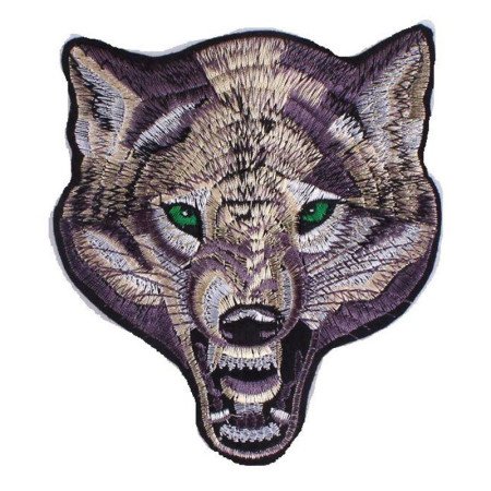 Antsiuvas medžiaginis Wolf Big; 13.5x16cm Antsiuvas medžiaginis Wolf Big; 13.5x16cm