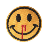 Antsiuvas medžiaginis Smile 16; 4.9cm