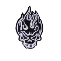 Antsiuvas medžiaginis Cold Fire, 6.5x4cm