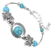Apyrankė Drugelis Turquoise; 19-24cm