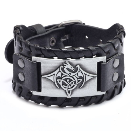 Apyrankė Dragon Steel Black; 17-23cm Apyrankė Dragon Steel Black; 17-23cm