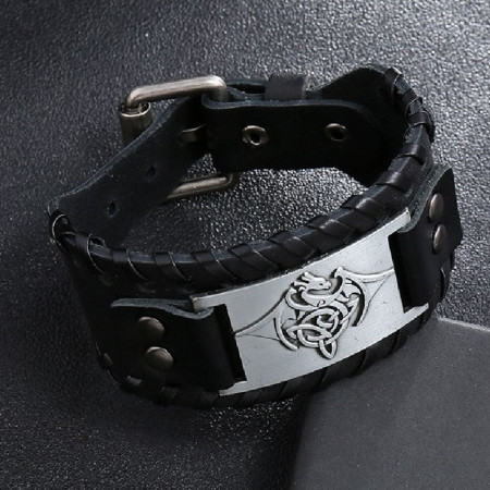 Apyrankė Dragon Steel Black; 17-23cm Apyrankė Dragon Steel Black; 17-23cm