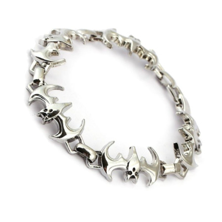 Apyrankė Shine Bat Flock silver; 19cm Apyrankė Shine Bat Flock silver; 19cm