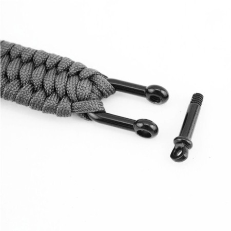 Apyrankė pintos virvės Paracord Blue; 21-23cm Apyrankė pintos virvės Paracord Blue; 21-23cm