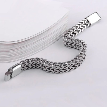 Apyrankė Magnetukas Silver Brade sidabro spalvos; 21cm, 23cm Apyrankė Magnetukas Silver Brade sidabro spalvos; 21cm, 23cm