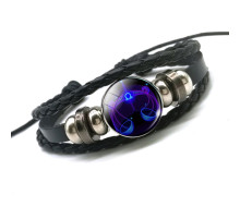 Apyrankė zodiako ženklas Svarstyklės Libra Glow; universalaus dydžio