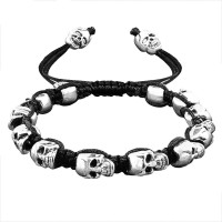 Apyrankė pintos virvės Horizontal Skull; universalaus dydžio