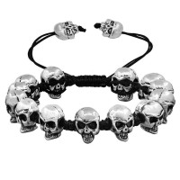 Apyrankė pintos virvės Vertical Skull; universalaus dydžio