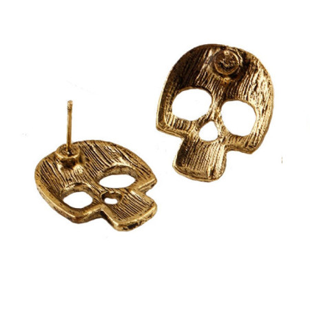 Auskarai Bronze Skull; 2vnt Auskarai Bronze Skull; 2vnt