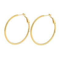 Auskarai Ring Circle Gold, 2vnt; 2.1cm, 2.7cm, 3.2cm, 3.6cm, 4.1cm, 4.8cm