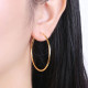 Auskarai Ring Circle Gold, 2vnt; 2.1cm, 2.7cm, 3.2cm, 3.6cm, 4.1cm, 4.8cm