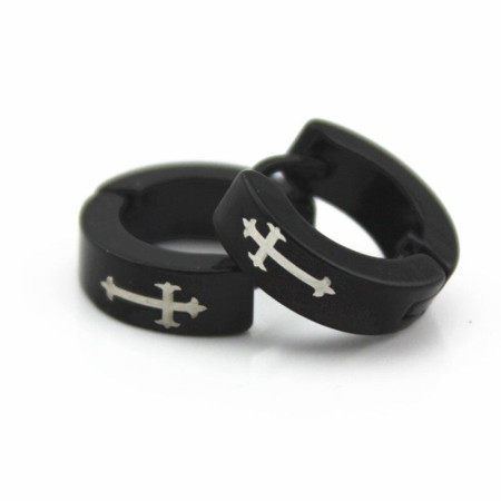 Auskarai Street Cross; 2vnt Auskarai Street Cross; 2vnt