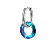 Auskaras Hip Hop Sky Blue; 1vnt