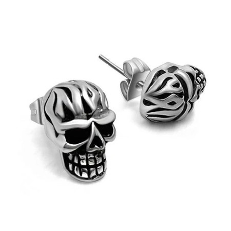 Auskarai Fire Skull; 2vnt Auskarai Fire Skull; 2vnt