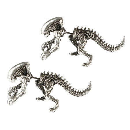Auskarai Alien Predator Silver; 2vnt Auskarai Alien Predator Silver; 2vnt