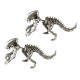 Auskarai Alien Predator Silver; 2vnt