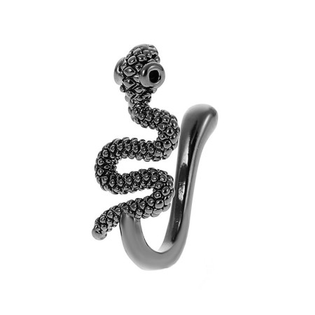 Netikras auskaras į nosį Clip Snake Black; 1vnt Netikras auskaras į nosį Clip Snake Black; 1vnt