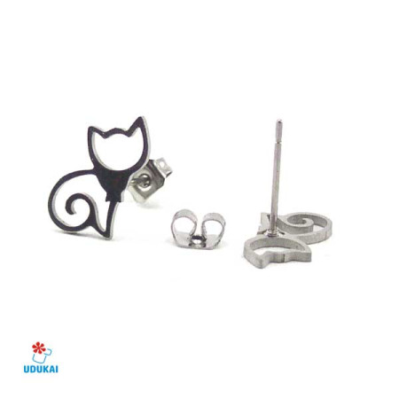 Auskarai Kitty; 2vnt Auskarai Kitty; 2vnt