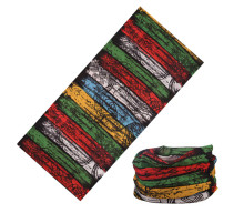 Bandana kaklaskarė Colored Stripes; universalaus dydžio