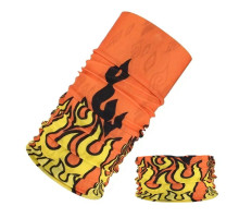 Bandana kaklaskarė Orange Fire; universalaus dydžio