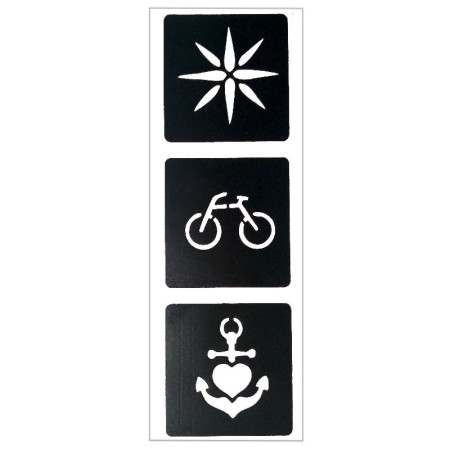 Trafaretas Tattoo 12308; 11.5x3.5cm Trafaretas Tattoo 12308; 11.5x3.5cm