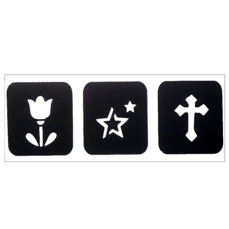 Trafaretas Tattoo 93305; 9x3cm Trafaretas Tattoo 93305; 9x3cm
