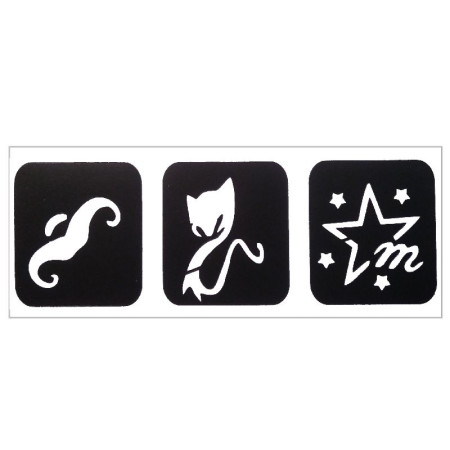 Trafaretas Tattoo 93310; 9x3cm Trafaretas Tattoo 93310; 9x3cm