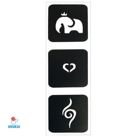 Trafaretas Tattoo 92201; 9x2.5cm Trafaretas Tattoo 92201; 9x2.5cm