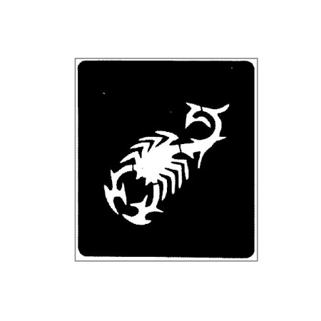 Trafaretas Tattoo 67020; 6x7cm Trafaretas Tattoo 67020; 6x7cm