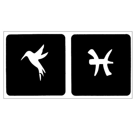 Trafaretas Tattoo 94021; 9x4cm Trafaretas Tattoo 94021; 9x4cm