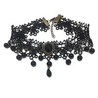 Kaklo juostelė Choker Black 015; 3.3cm