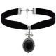 Kaklo juostelė Gothic Silver 030; 2cm