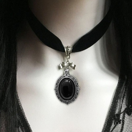 Kaklo juostelė Gothic Silver 030; 2cm Kaklo juostelė Gothic Silver 030; 2cm