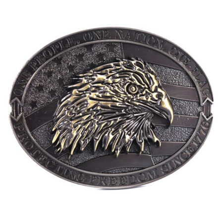 Sagtis diržui Freedom Eagle; 9x5cm Sagtis diržui Freedom Eagle; 9x5cm