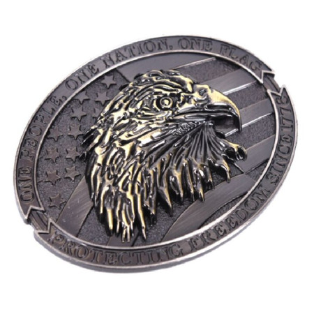 Sagtis diržui Freedom Eagle; 9x5cm Sagtis diržui Freedom Eagle; 9x5cm