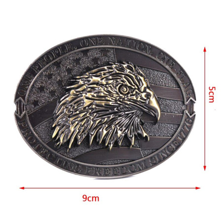 Sagtis diržui Freedom Eagle; 9x5cm Sagtis diržui Freedom Eagle; 9x5cm