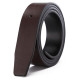 Diržas odinis be sagties Classic Brown; 120cm
