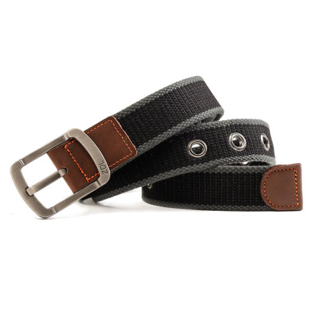 Diržas medžiaginis ZDL Black Grey; 110cm Diržas medžiaginis ZDL Black Grey; 110cm