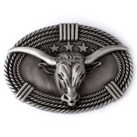 Sagtis diržui Silver Bull; 9.2x6.2cm