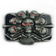 Sagtis diržui Seven Skulls; 9.6x7.2cm
