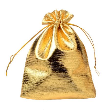 Maišelis dovanoms Auksinis; 7x9cm Maišelis dovanoms Auksinis; 7x9cm