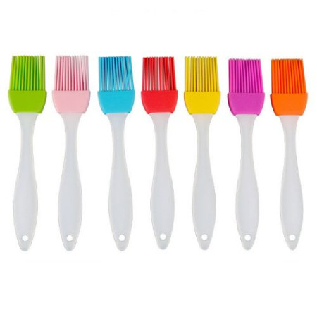 Silikoninis teptukas aliejui, kepiniams; 17cm Silikoninis teptukas aliejui, kepiniams; 17cm