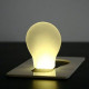 Šviestuvas LED kišeninė lemputė, rausva; 8.8x5.5x3mm