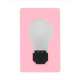Šviestuvas LED kišeninė lemputė, rausva; 8.8x5.5x3mm