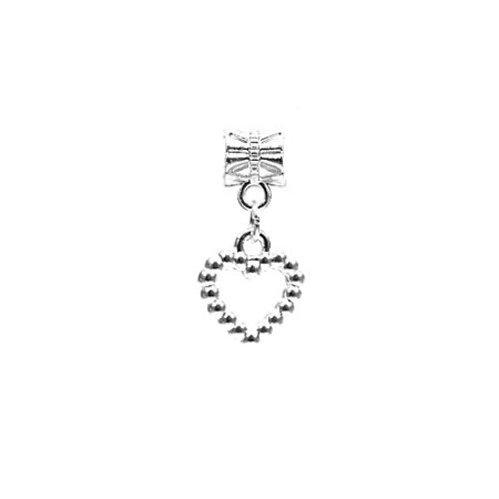 Karoliukas metalinis Širdis 2033; 4.5/6x12mm Karoliukas metalinis Širdis 2033; 4.5/6x12mm