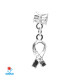 Karoliukas metalinis Viltis 2058; 4.5/18x8mm