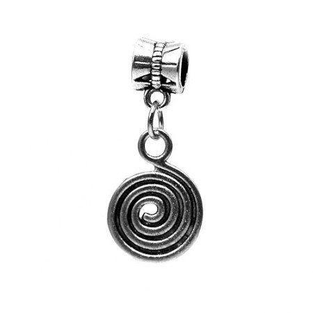 Karoliukas su pakabuku Sraigė 8008; 4.5/17x13mm Karoliukas su pakabuku Sraigė 8008; 4.5/17x13mm